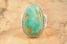 Genuine Pilot Mountain Turquoise Sterling Silver Ring